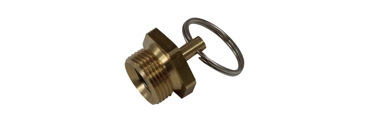 Entwässerungsventil M22x1,5 mit O-Ring