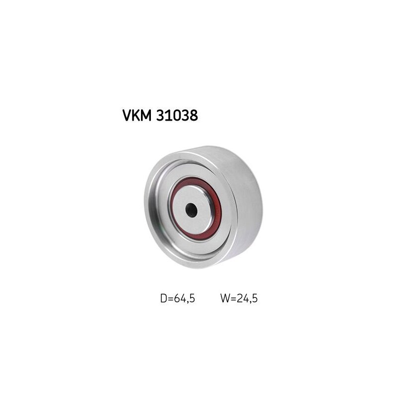 SKF Umlenk-/Führungsrolle, Keilrippenriemen VKM 31038 - VKM31038 für 059 903 341
