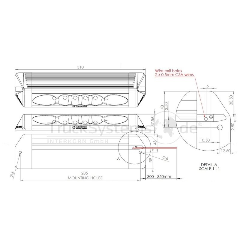 LABCRAFT Umfeldbeleuchtung LED SCENELITE SI6  - SI6 6-3MV -  - SI663MV