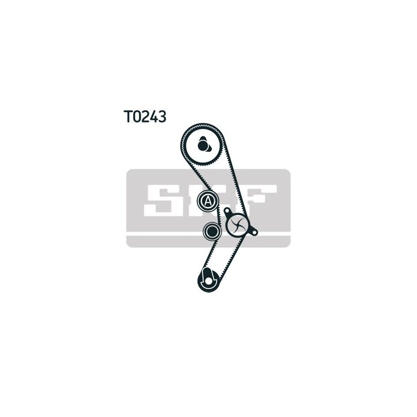 SKF Wasserpumpe + Zahnriemensatz VKMC 01170-2 - VKMC011702 für 06A 109 181