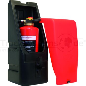 JONESCO Feuerlöscherk. rot/schwarz 680x260x260  -...
