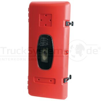 Feuerlöscherkasten rot 665x299x249 - 010916