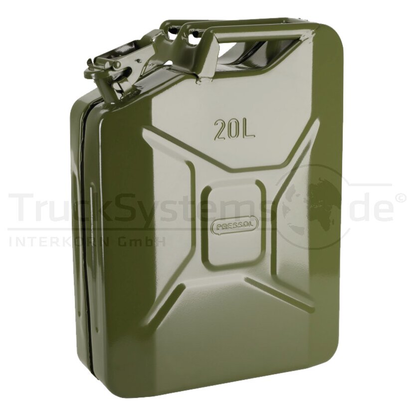 Benzinkanister UN oliv-grün Metall 20l  - 10.127 - 4007928101273 - 10127