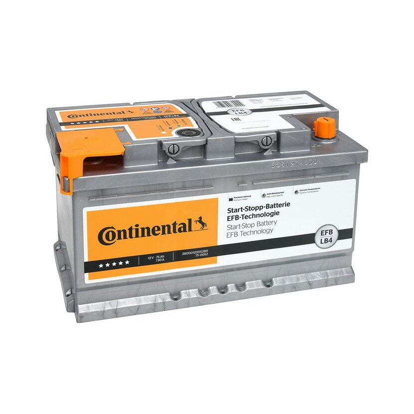 CONTINENTAL Starterbatterie 2800012005280 für CC1T10655BB