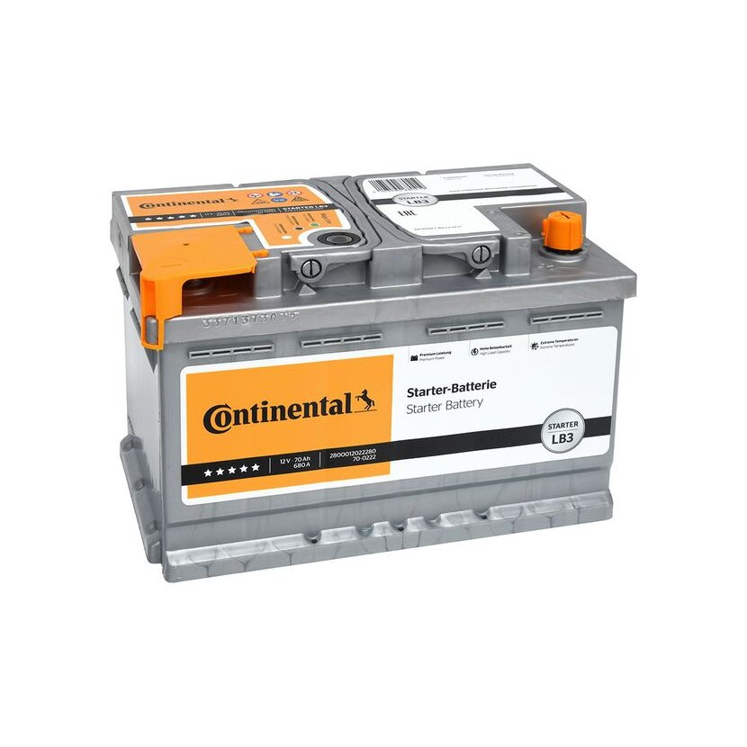 CONTINENTAL Starterbatterie 2800012022280 für 1130882