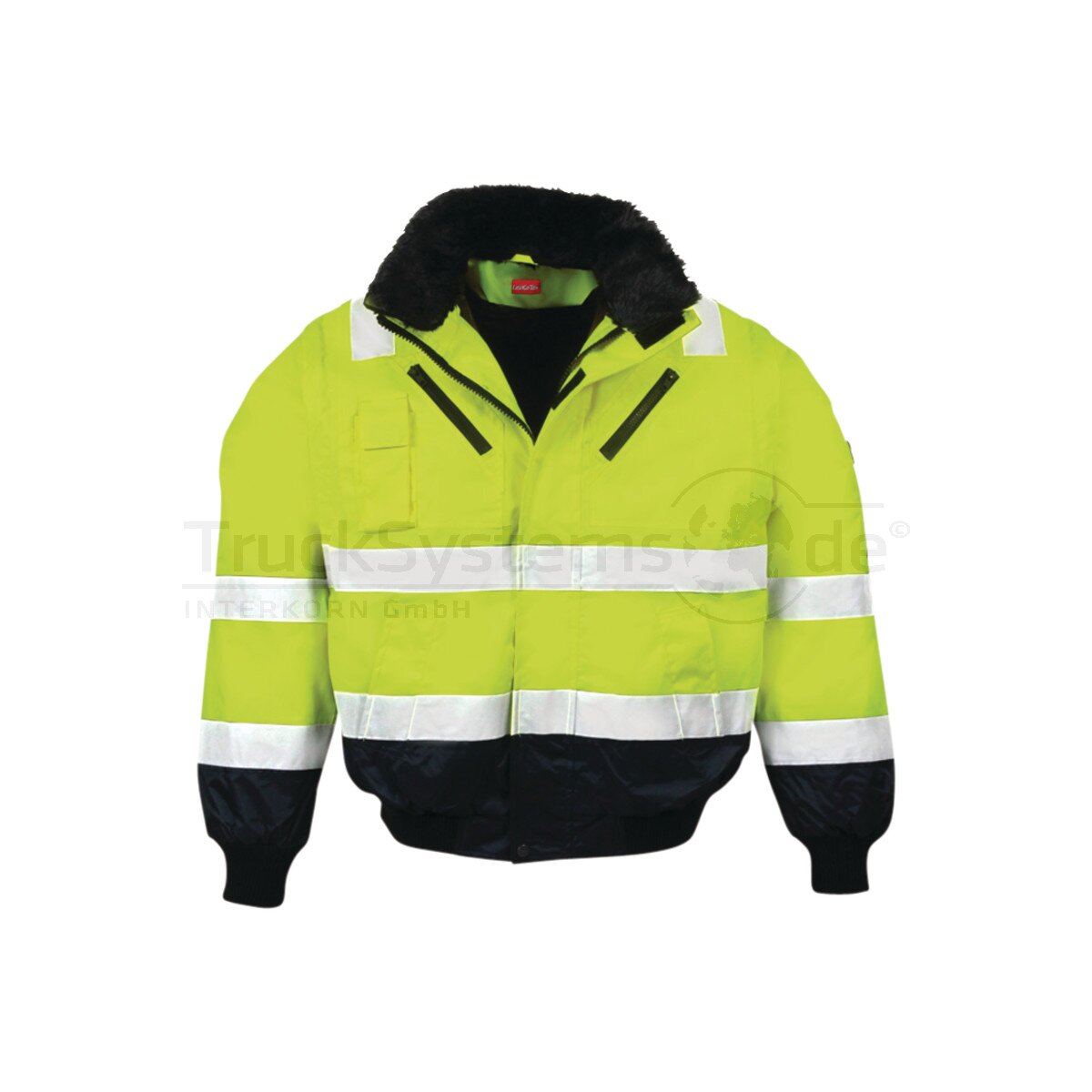 Warnschutz Piloten Jacke leuchtgelb Grösse XXXL - 480770-XXXL - 4041095807750 - 480770XXXL