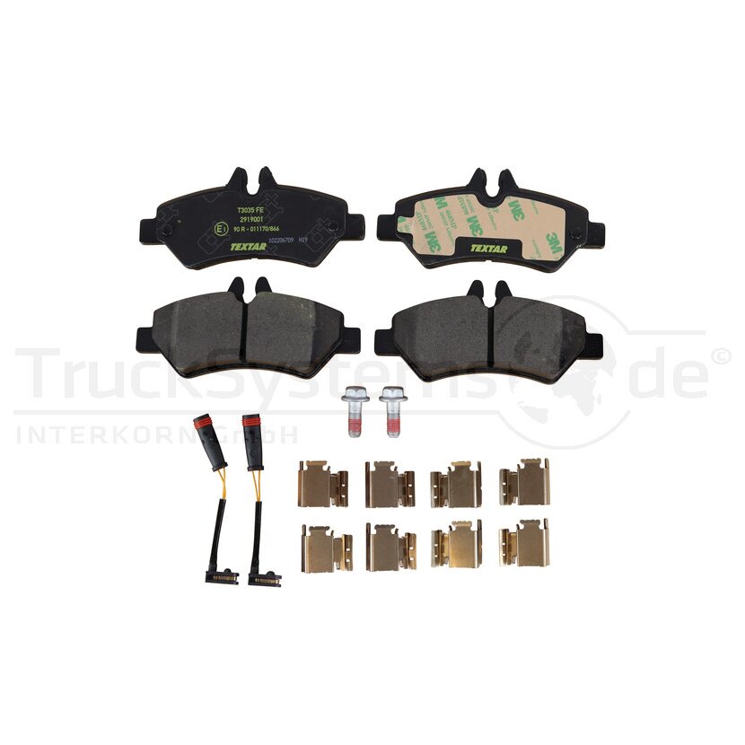 TEXTAR Scheibenbremsbelagsatz LNFZ  - 2919001TEXTAR - 2919001