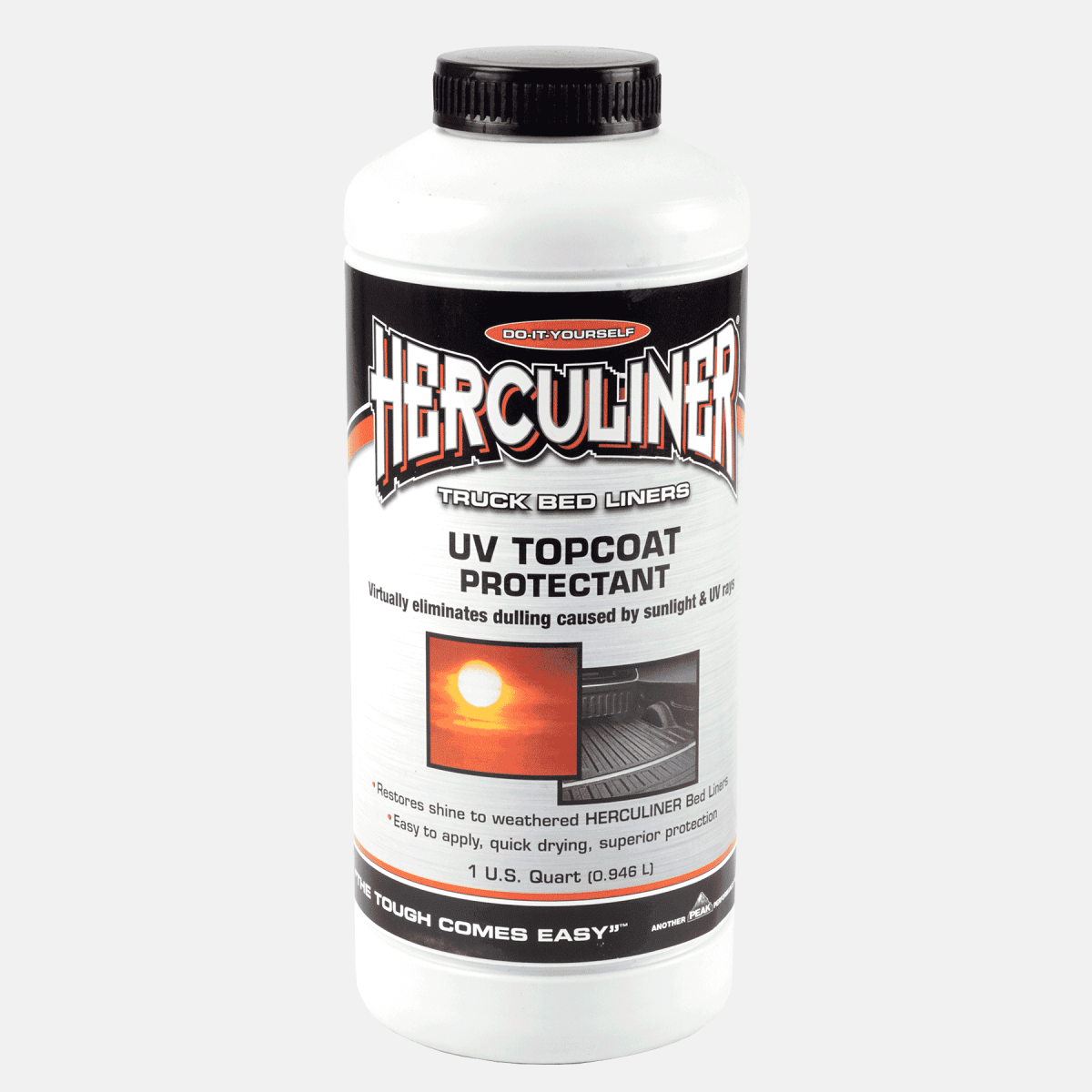 horntools Herculiner 7m² UV Schutz für schwarzen Herculiner Topcoat - HHERCTOPC