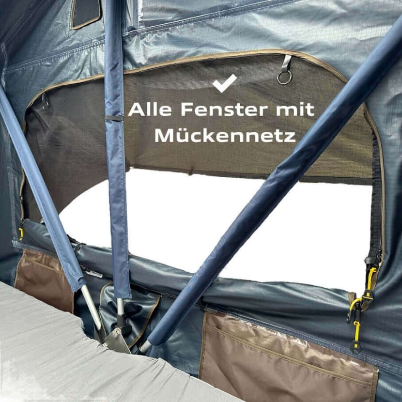 horntools Dachzelt Elements Gen II - Farbe Ocean - HRT06II-140VZ - HRT06II140VZ