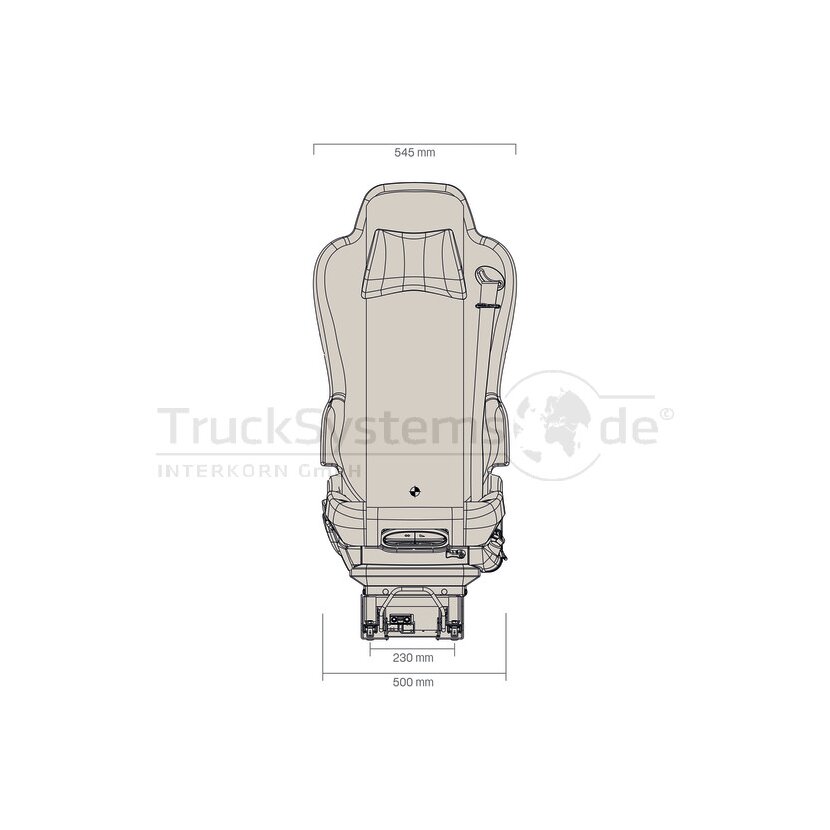 GRAMMER LKW Fahrersitz Kingman Komfort - Iveco - Scania - 1141891 - MSG 90.6