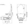 GRAMMER LKW Fahrersitz Kingman Komfort Klima passend für Volvo - 1188599 - MSG 90.6