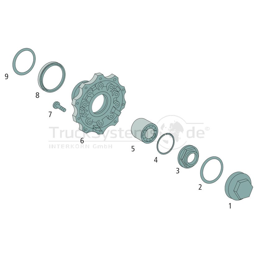 Radnabe inklusive Lager  - 202.203/1 - 4057795335998 - 2022031