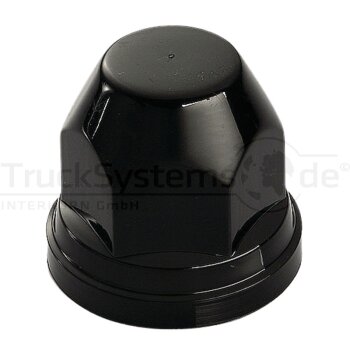 Radmutterkappe SW 27 schwarz  - 007.053-00A -...