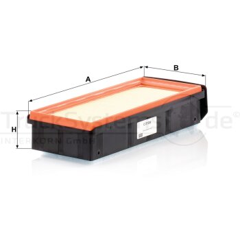 MANN-FILTER Luftfilter C 37 009 - C37009 für 13 71 8...