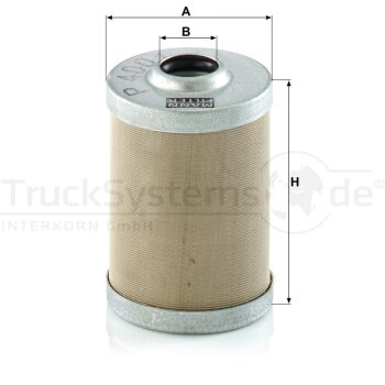 MANN-FILTER Kraftstofffilter P 4001 - P4001 für...