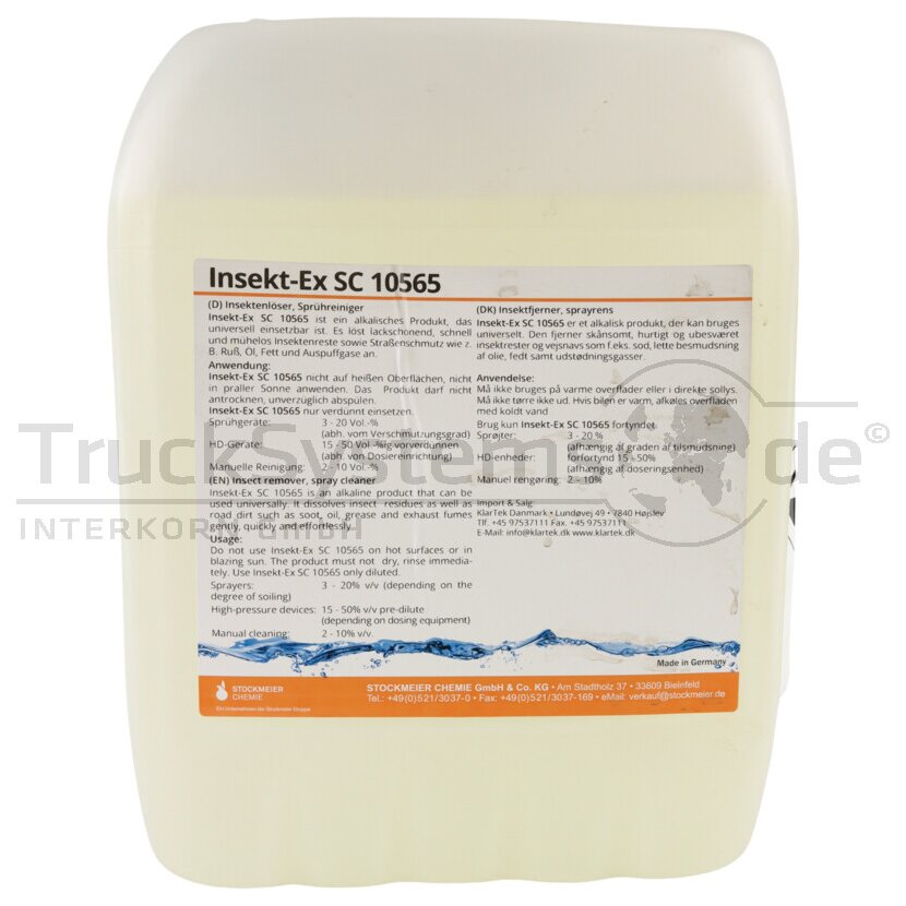 STOCKMEIER Insektenentferner 10 Liter  - ZPR 1000542125000 - ZPR1000542125000