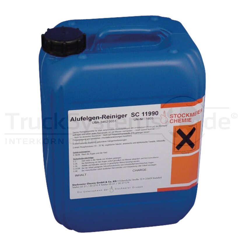 STOCKMEIER Alufelgenreiniger 10 Liter  - ZPR0 1000558525000 - ZPR01000558525000