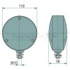 HELLA Blinkleuchte ohne Kabel 24 Volt - 2BA 003 022-021 - 2BA003022021