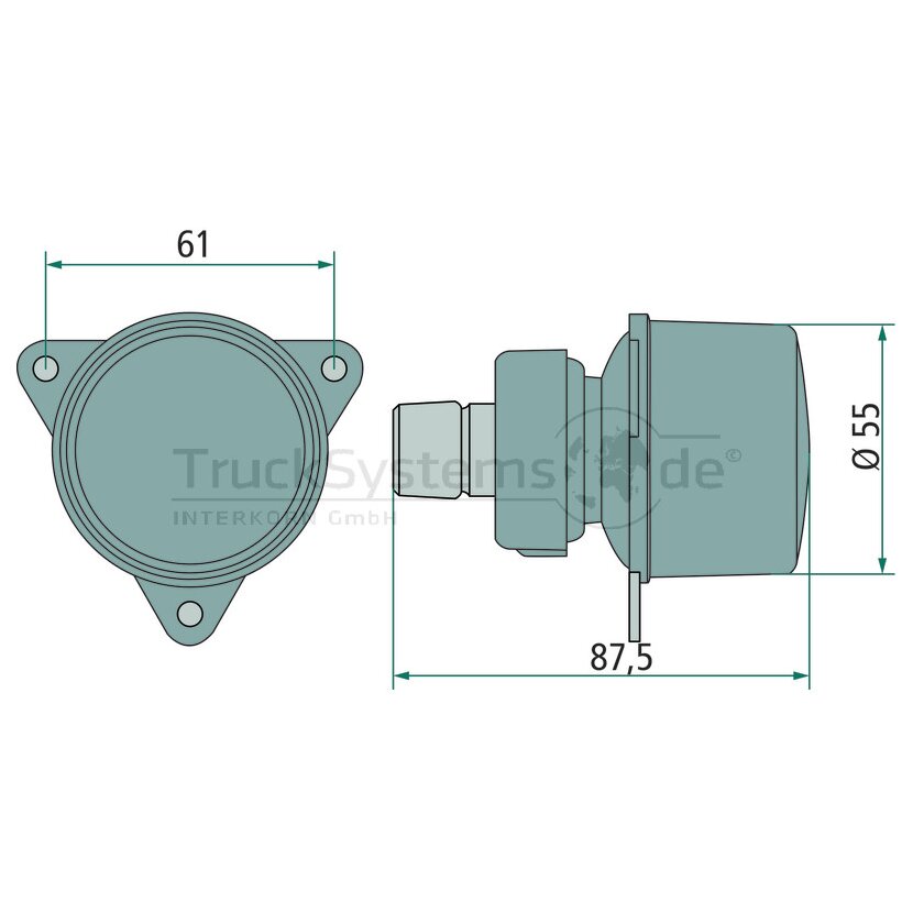 HELLA Blinkleuchte vorne 24Volt - 2BA 008 221-001 - 2BA008221001