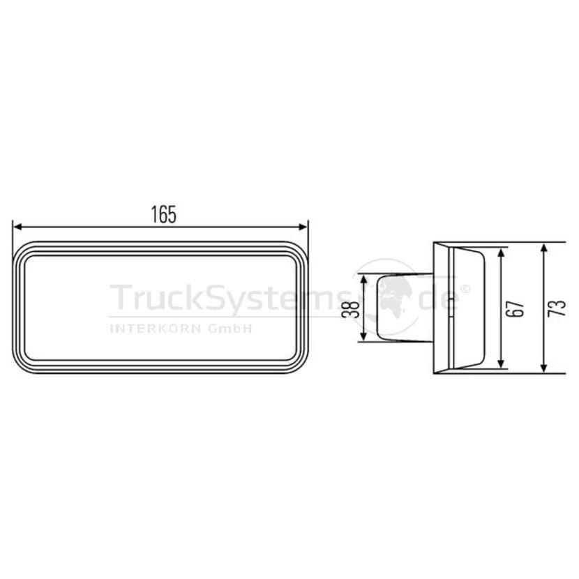 HELLA Blinkleuchte - 2BA 996 027-001 - 2BA996027001