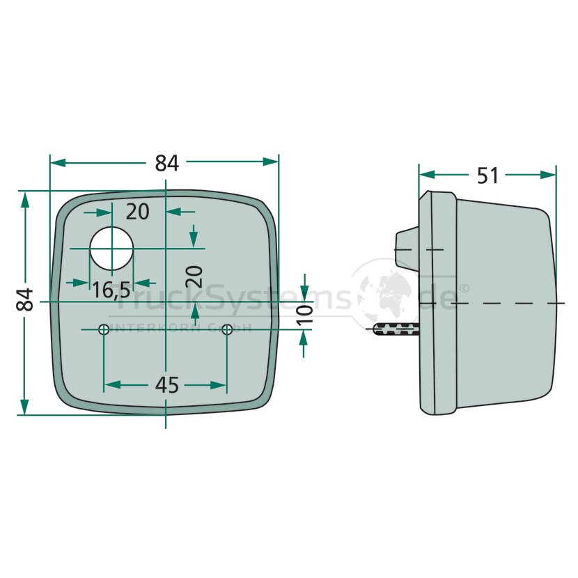 HELLA Blink- Positionsleuchte 12Volt - 2BE 003 014-251 - 2BE003014251