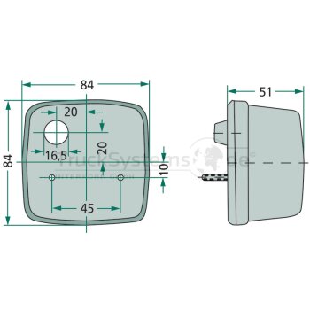 HELLA Blink- Positionsleuchte 12Volt - 2BE 003 014-251 -...