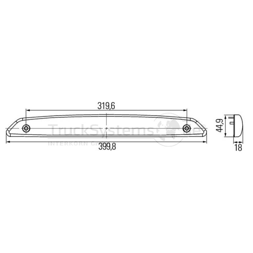 HELLA Bremsleuchte Anbau 24V - 2DA 343 800-047 - 2DA343800047