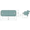 HELLA Kennzeichenleuchte links rechts - 2KA 001 378-041 - 2KA001378041