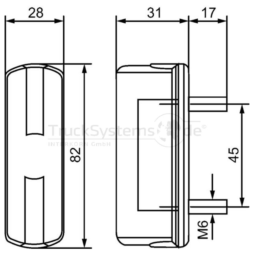 HELLA Kennzeichenleuchte - 2KA 357 014-001 - 2KA357014001