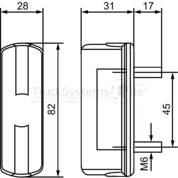 HELLA Kennzeichenleuchte - 2KA 357 014-001 - 2KA357014001