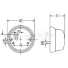 HELLA Positionsleuchte grün links/re 12Volt - 2PF 001 259-677 - 2PF001259677