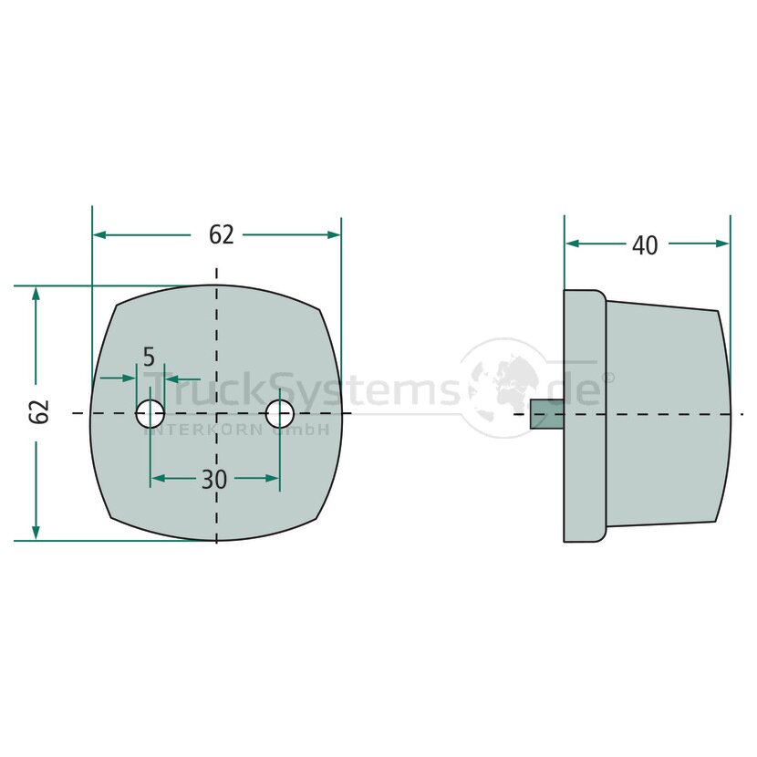 HELLA Positionsleuchte links rechts - 2PF 003 057-041 - 2PF003057041