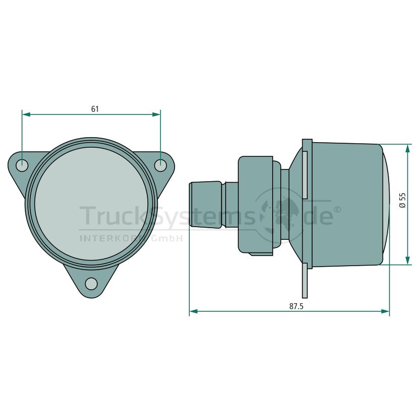 HELLA Positionsleuchte Links/Rechts L: 500mm 12V - 2PF 008 221-011 - 2PF008221011