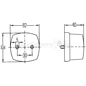 HELLA Parkleuchte 12 V C5W - 2PF 996 112-031 - 2PF996112031