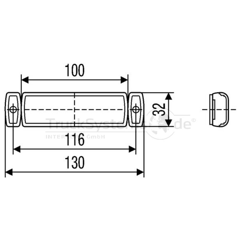 HELLA Seitenmarkierungsleuchte - 2PS 008 645-891 - 2PS008645891