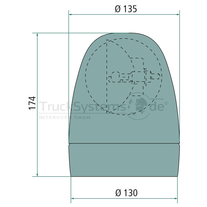 HELLA Rundumkennleuchte - 2RL 007 337-021 - 2RL007337021