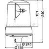 HELLA Rundumkennleuchte - 2RL 008 063-101 - 2RL008063101