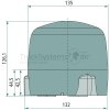 HELLA Rundumleuchte/LED Rota-LED gelb - 2RL 010 979-021 - 2RL010979021