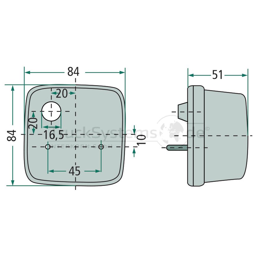 HELLA Leuchte links rechts - 2SA 003 014-051 - 2SA003014051