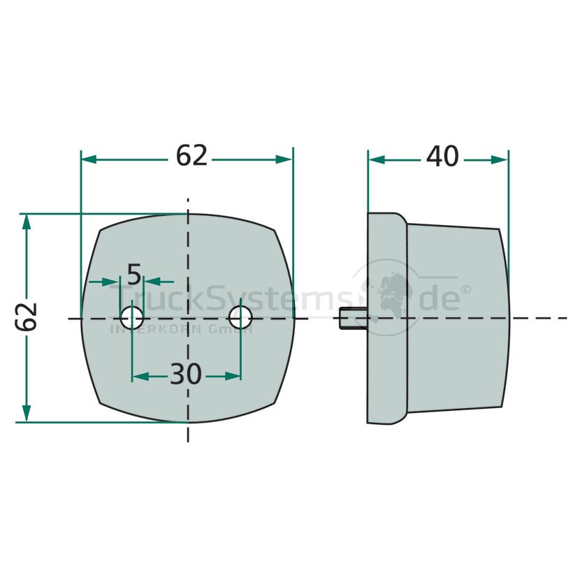 HELLA Heckleuchte Schlussleuchte 24V - 2SA 003 057-021 - 2SA003057021