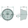 HELLA Heck-, links, rechts, 12V Schluss-Brems-Blink-Kennz.leuchte - 2SB 001 259-261 - 2SB001259261