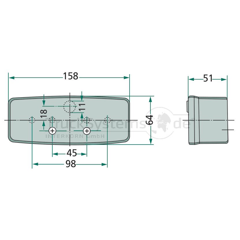HELLA Heckleuchte Schlussleuchte rechts SBBL - 2SD 003 184-041 - 2SD003184041