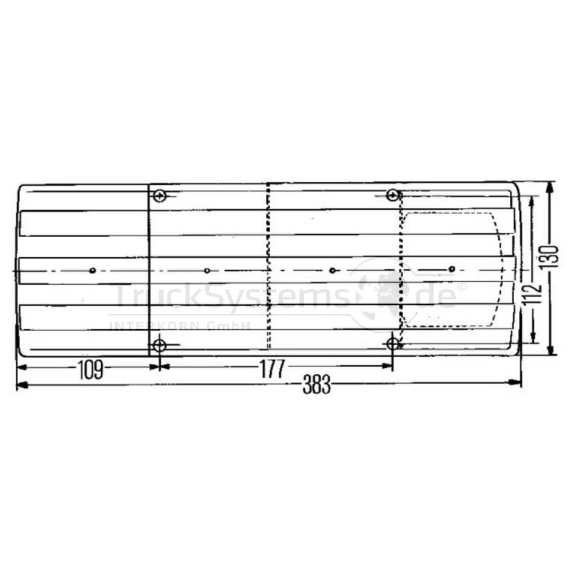 HELLA Heckleuchte 12V links rechts - 2SD 004 460-011 - 2SD004460011