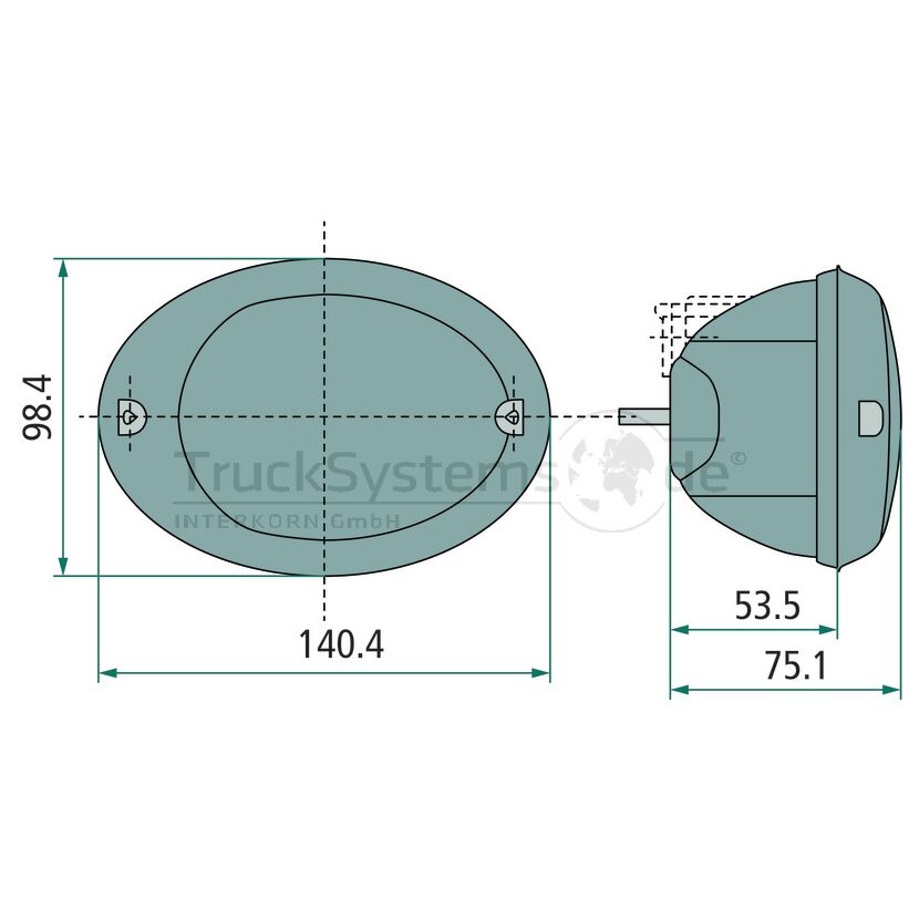 HELLA Heckleuchte Agroluna links rechts - 2SD 343 130-071 - 2SD343130071