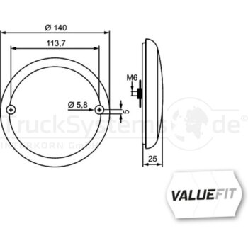 HELLA Heckleuchte - 2SD 357 026-001 - 2SD357026001