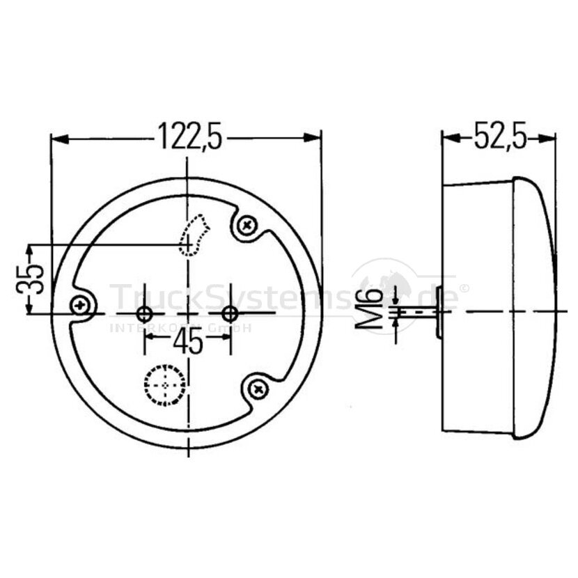 HELLA Heckleuchte rechts 24 Volt LED - 2SD 964 169-421 - 2SD964169421