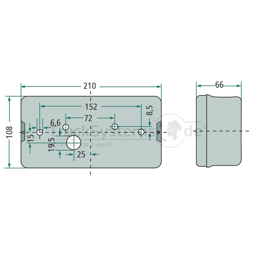 HELLA Leuchte links - 2VB 006 040-051 - 2VB006040051