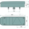 HELLA Heckleuchte links EasyConn I - 2VP 340 934-211 - 2VP340934211
