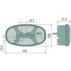HELLA Heckleuchte Cargoluna Re 12V - 2VP 343 640-041 - 2VP343640041