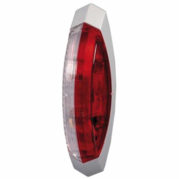 HELLA Umrissleuchte Links rot mit 24V Glühlampe -...